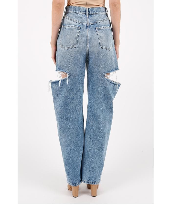 メゾン マルジェラ Margiela デニムジーンズスラッシュディテール 38