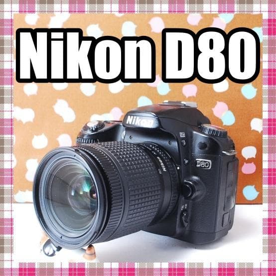 ✨初心者オススメ✨届いてすぐ使える✨Nikon D80 レンズセット