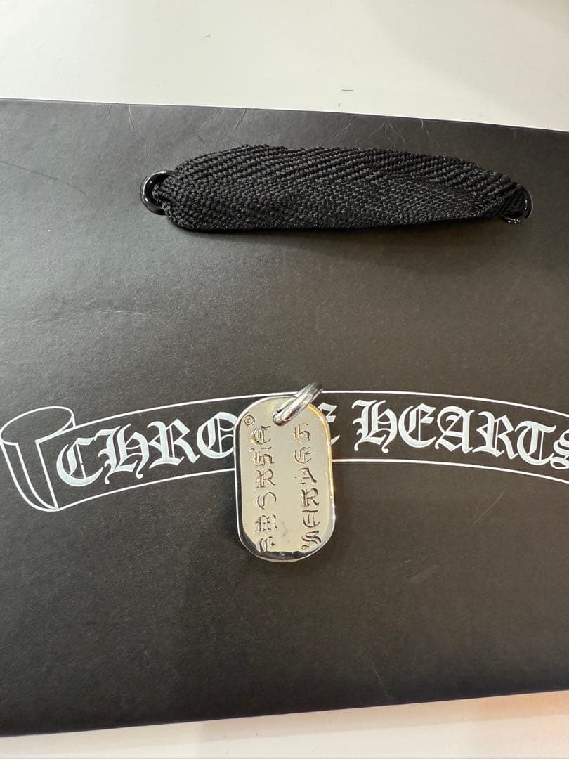 【soba】 クロムハーツ　レイズドセメタリークロスドッグタグ　【正規品】