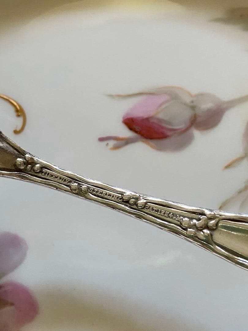 【Tiffany ティファニー】純銀 スターリングシルバー／ティースプーン C