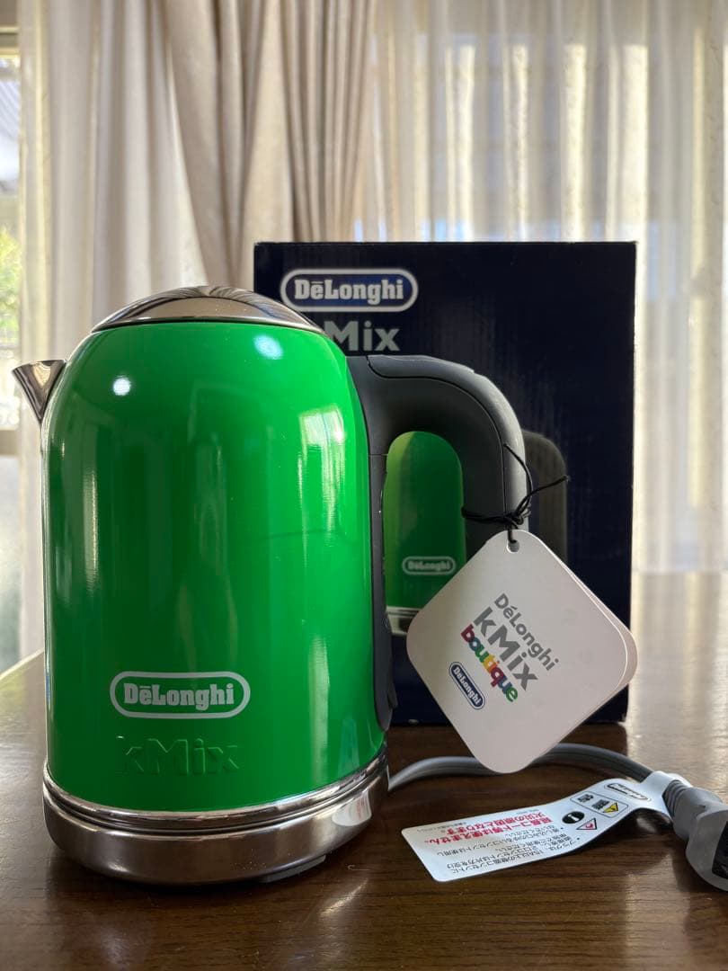 DeLonghi kMix 電気ケトル グリーン 0.75L【廃盤カラー】