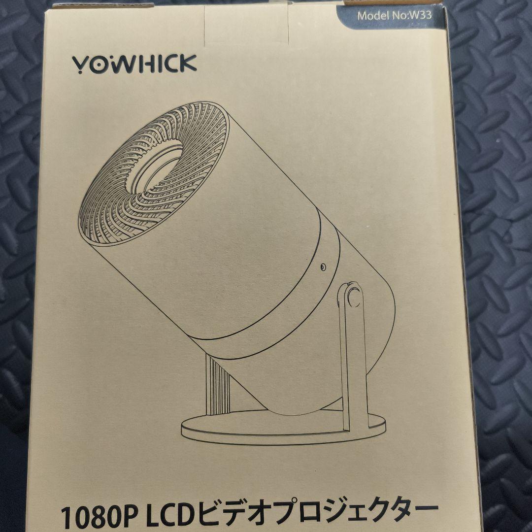 プロジェクター 小型 16000lm 1080p yowhick