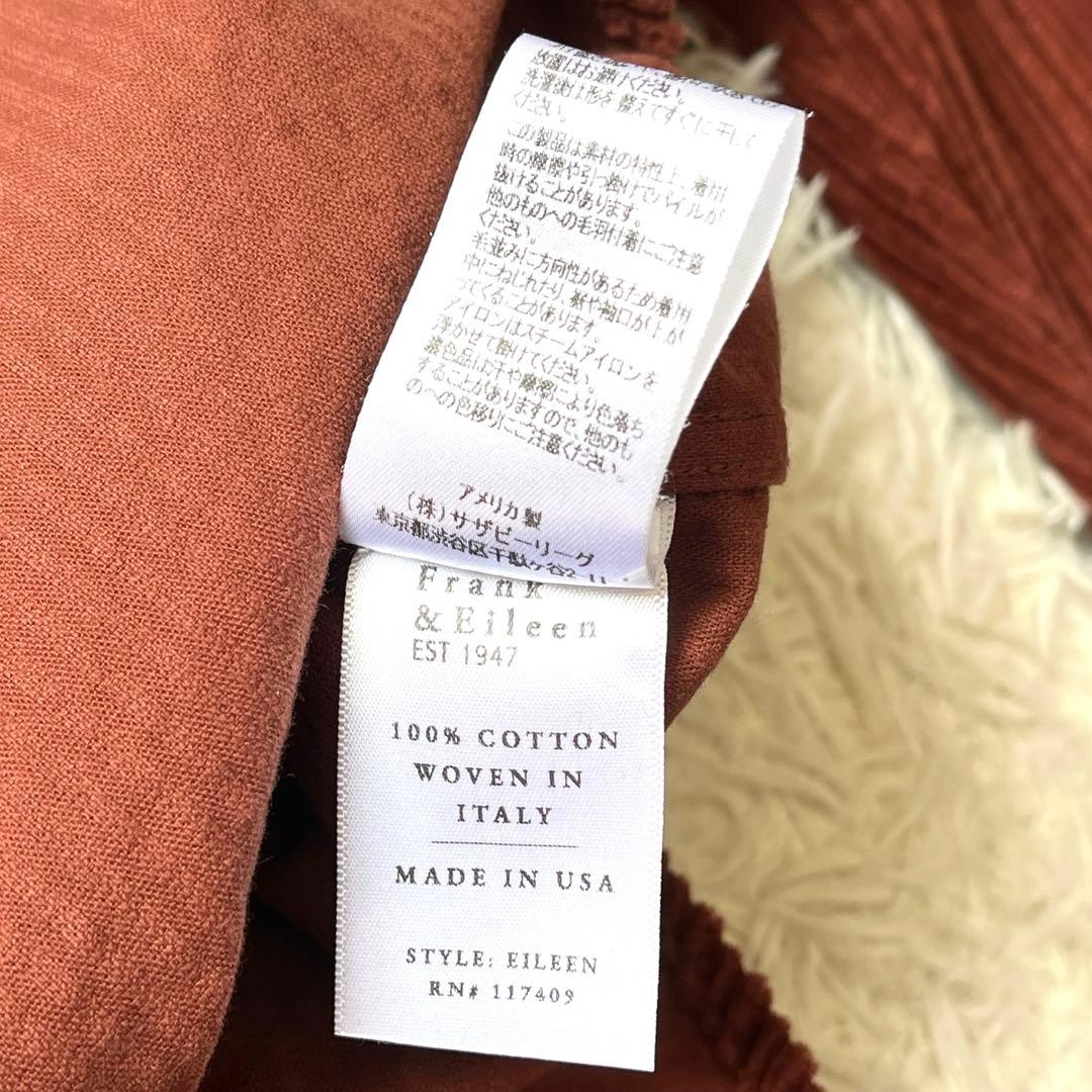 【希少✨】フランクアンドアイリーン　Eileen　コーデュロイシャツ　XL相当
