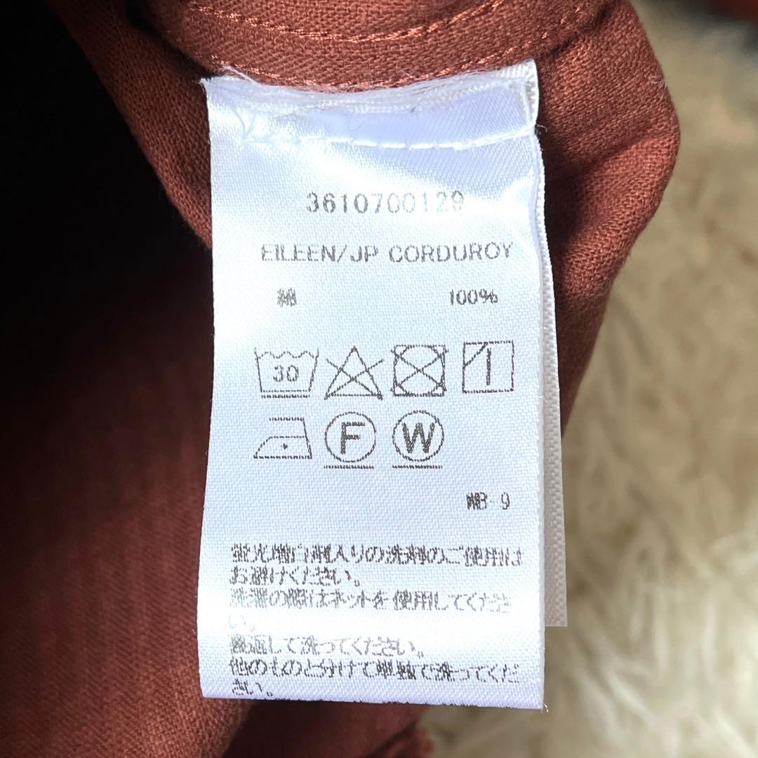【希少✨】フランクアンドアイリーン　Eileen　コーデュロイシャツ　XL相当