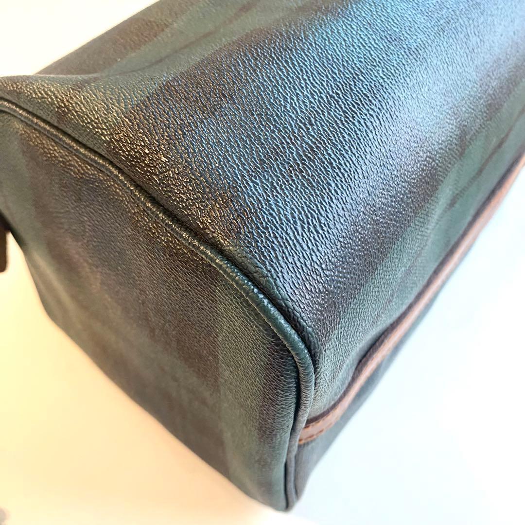 POLO RALPH LAUREN チェック柄 ボストンバッグ 定番　レザー