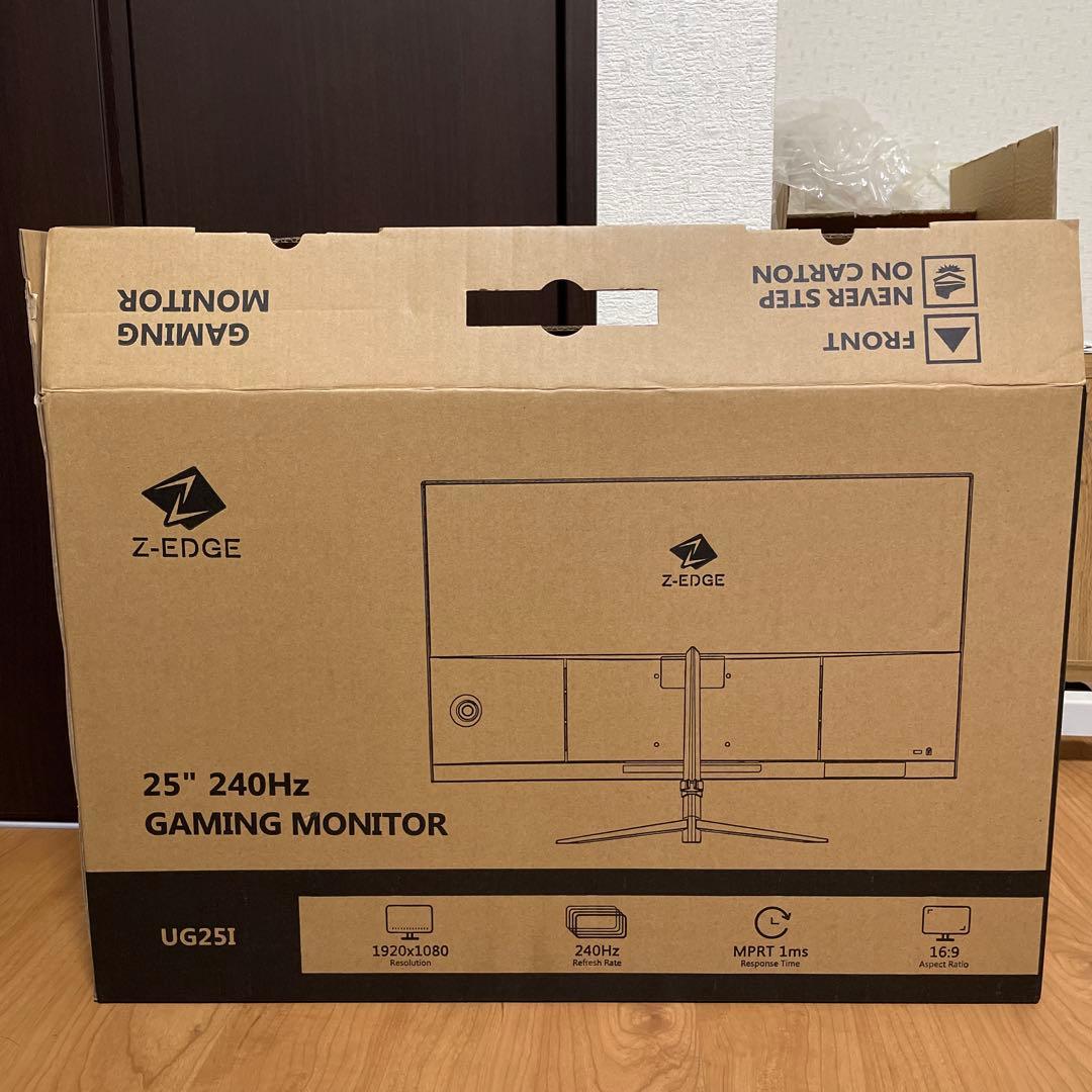 ゲーミングモニター 240Hz LED 25インチ　Z-EDGE UG25I