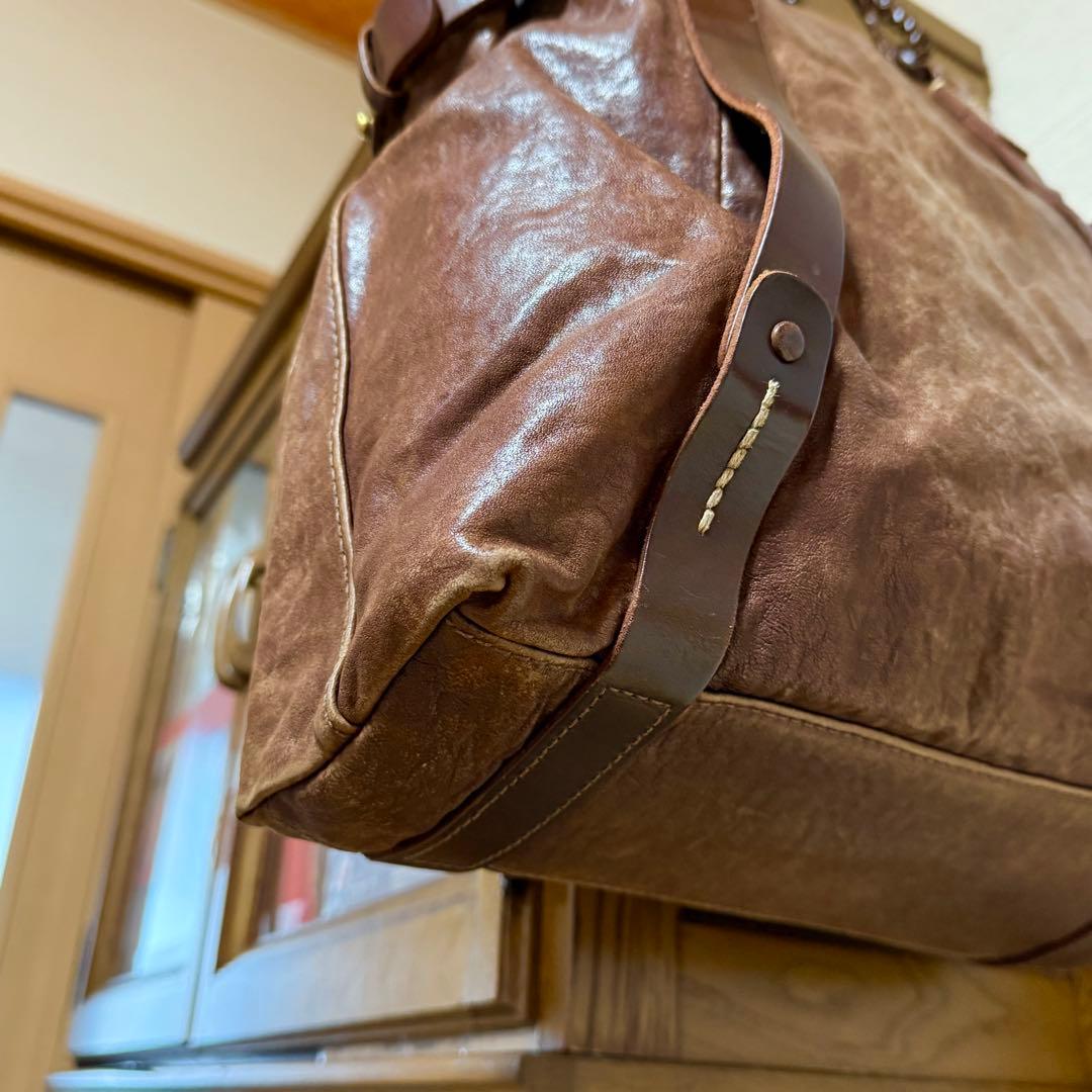 フルハウス　genten ゲンテン　オールレザー　総革　大きめトートバッグ