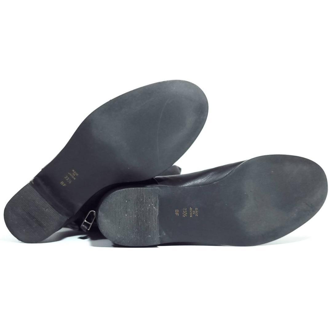 【らぶさん】ダイアナ　本革　ニーハイ　　ブーツ　シボ革　ブラック　日本製