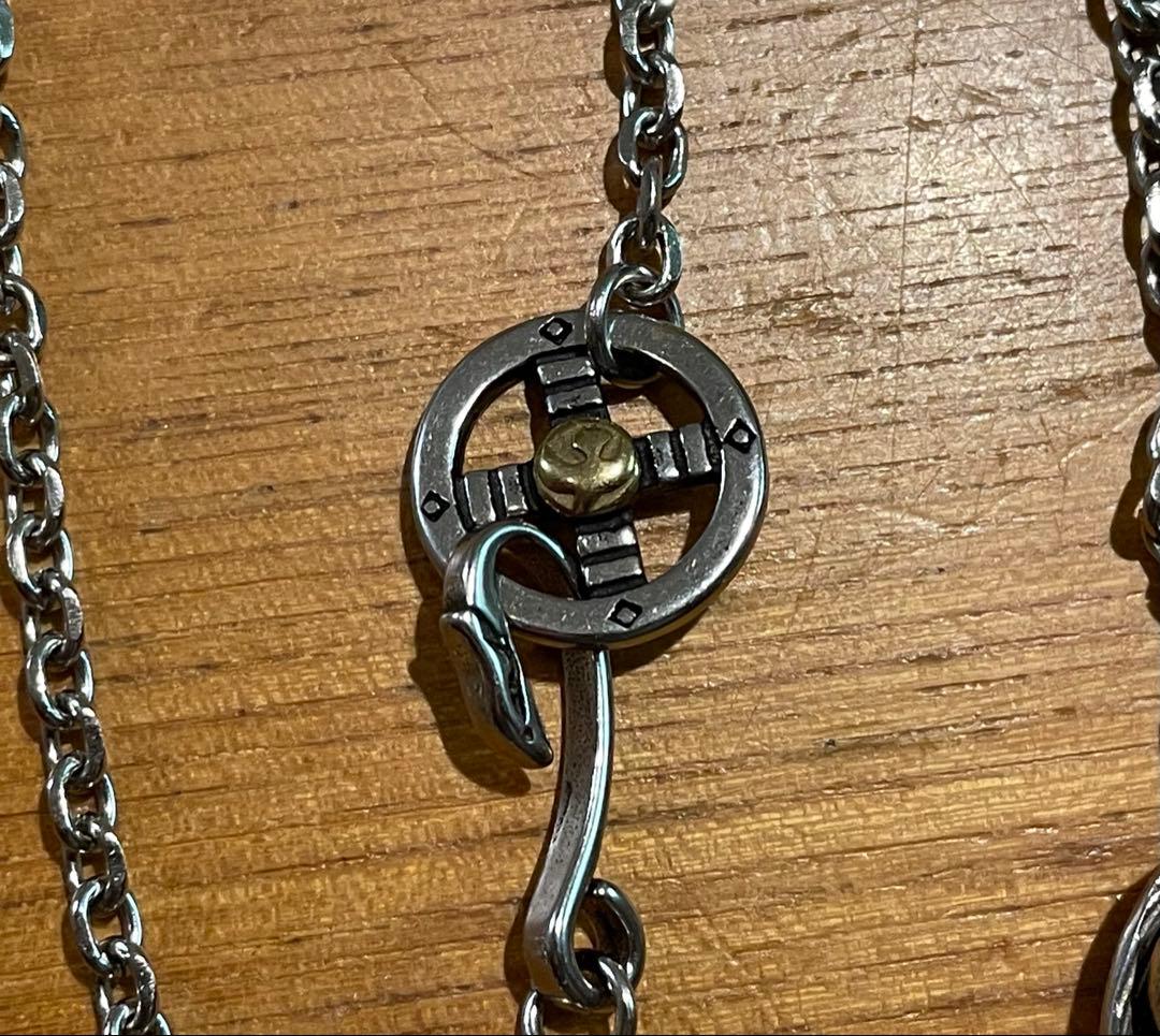 GORO'S フェザーネックレス シルバー ゴールド 箱付き