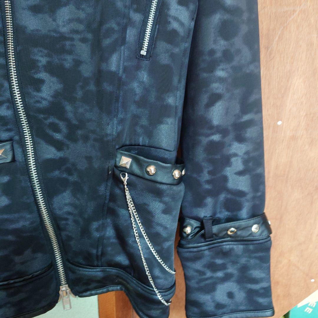 未使用に近い SEX POT ReVeNGe ミリタリー柄 コート ブルゾン