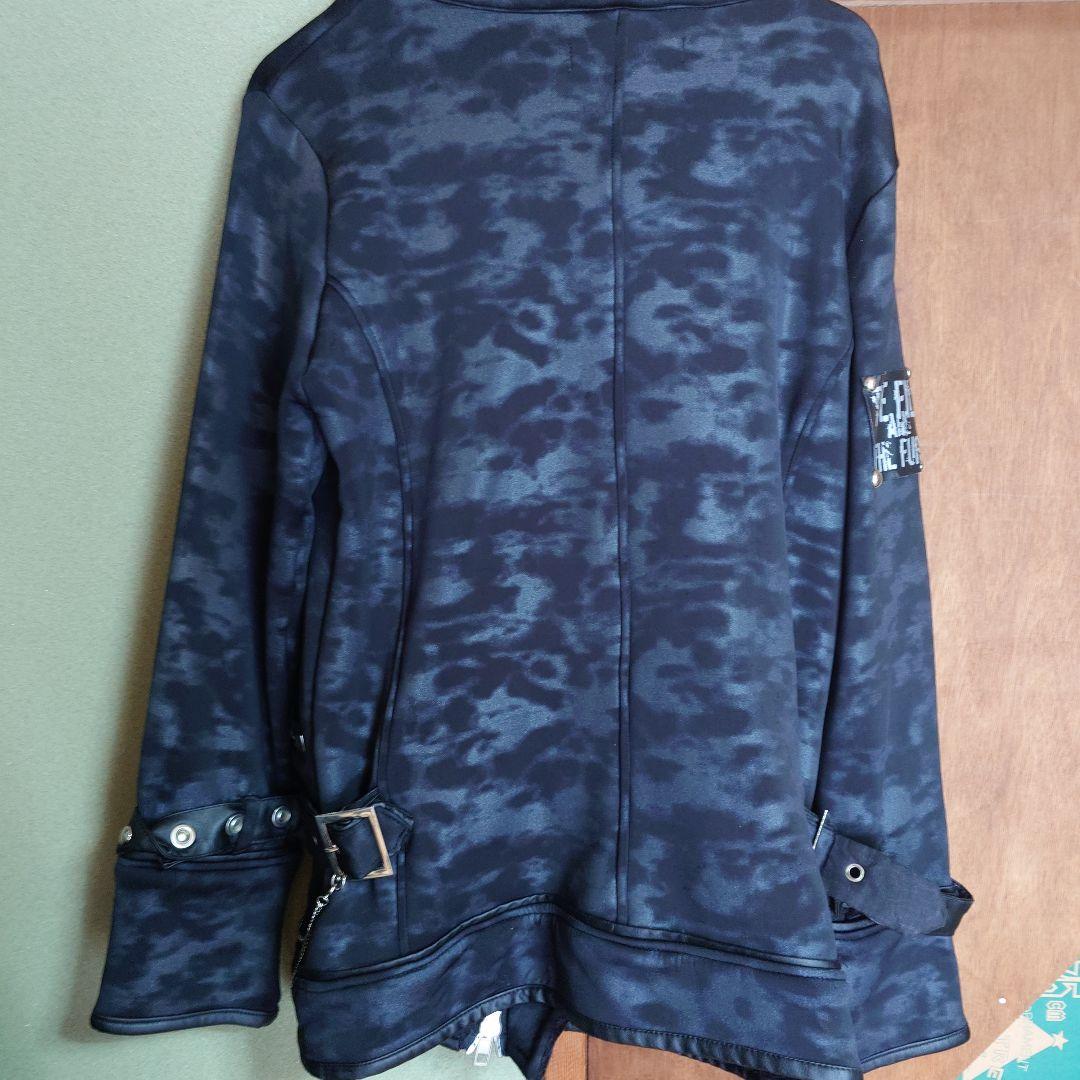 未使用に近い SEX POT ReVeNGe ミリタリー柄 コート ブルゾン