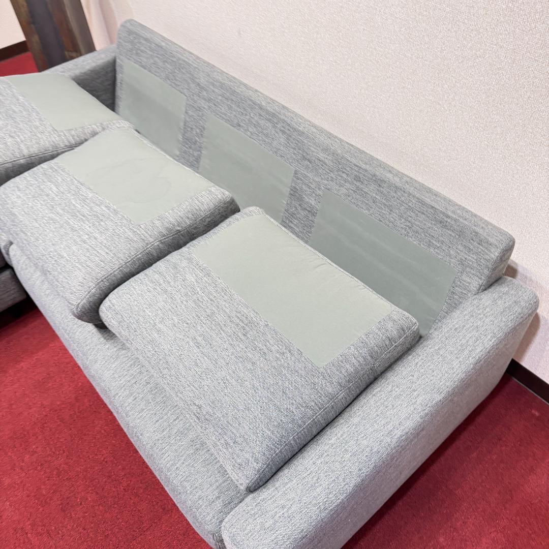 東京23区送料無料　ニトリ 3人掛けソファ カウチソファ オットマン付き