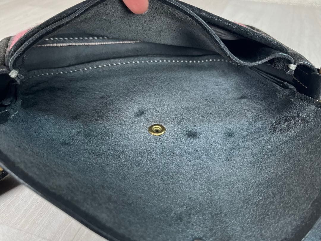 【未使用級】ラッキージョン　ラグショルダーバッグ　コンチョ　チマヨ柄　ウエスタン