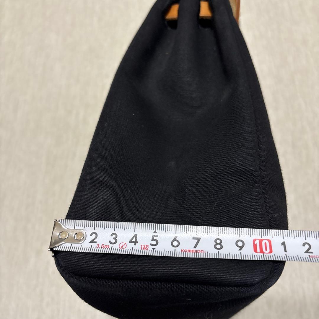 エルメス　エールバッグ　ジップPM ブラック/ナチュラル/シルバー金具