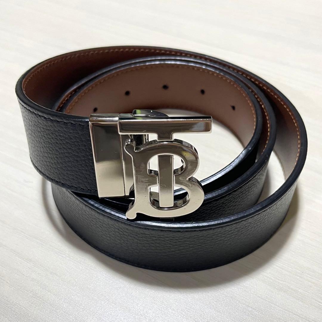 BURBERRY TBロゴ ベルト リバーシブル 38/95 メンズ