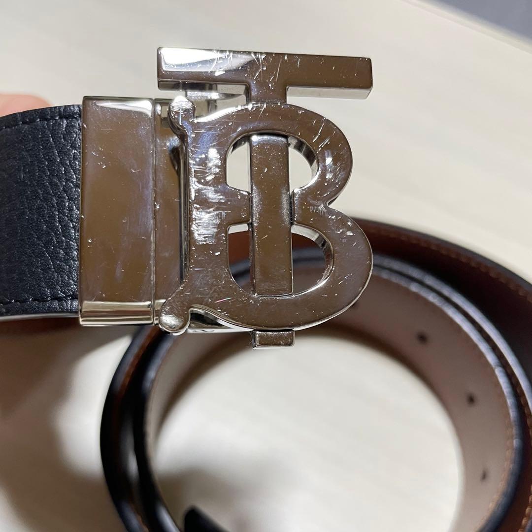 BURBERRY TBロゴ ベルト リバーシブル 38/95 メンズ