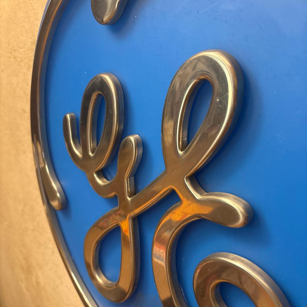 60年代　ゼネラルエレクトリック ロゴ　看板　USA サイン　ガレージ 店舗用