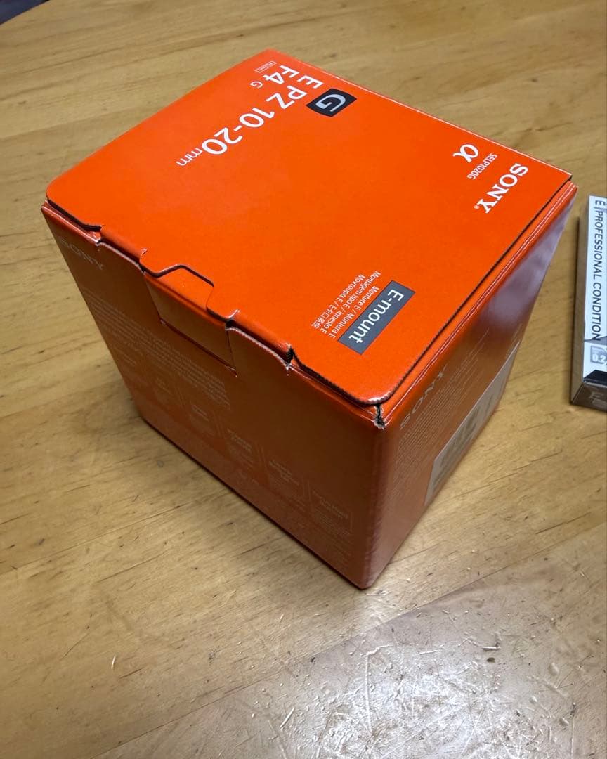 Sony E 10-20mm F4 PZ G レンズ フィルター付