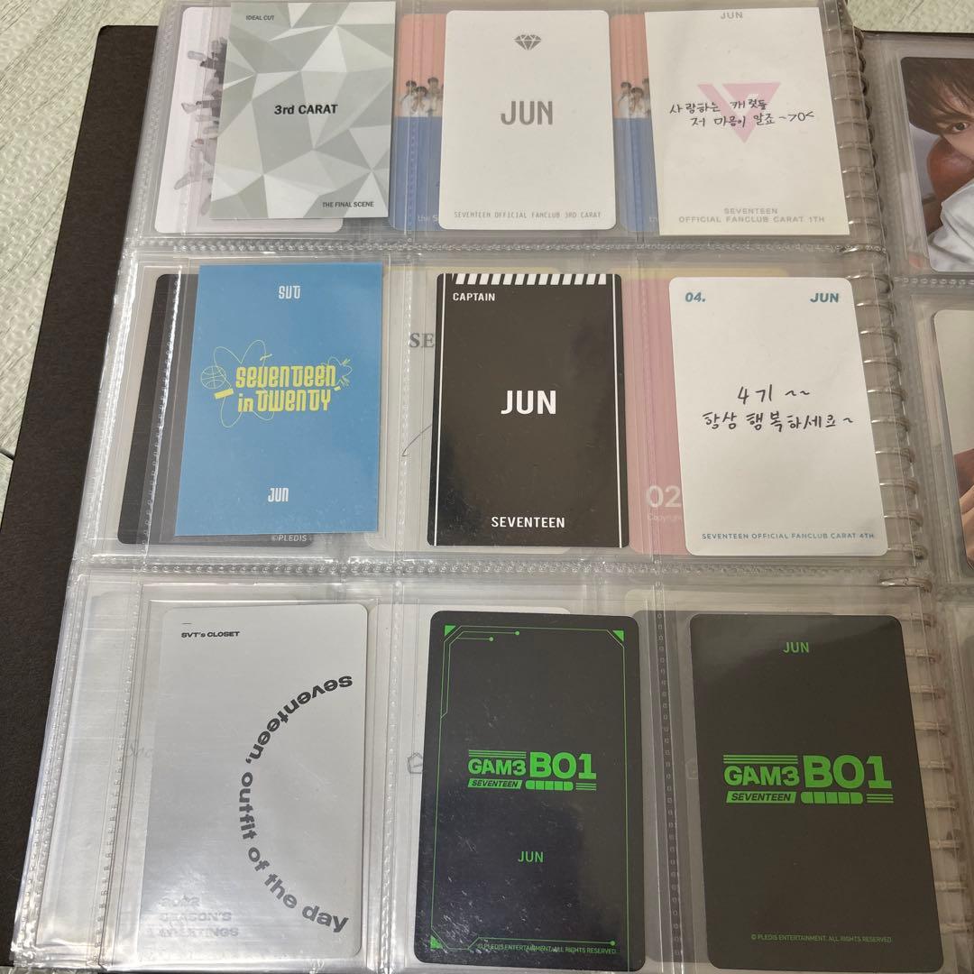 seventeen ジュン　FC Kit シーグリ　トレカ　まとめ　中国限定