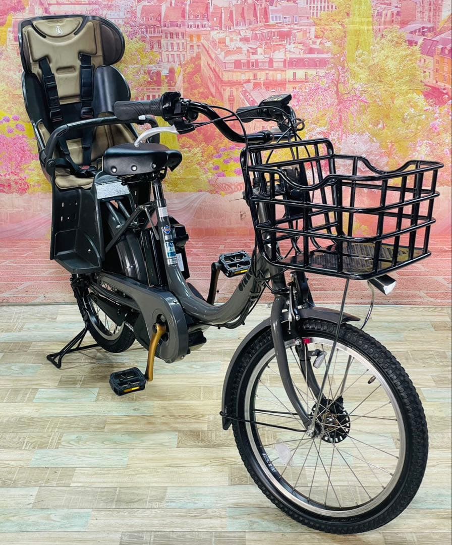 ZK3350 電動自転車 ブリヂストン ビッケ 子供乗せ 20インチ 送料無料