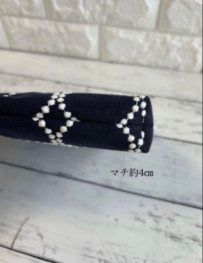 【1085】フォロワー600人突破感謝特別割引ミナペルホネンタンバリン木製がま口