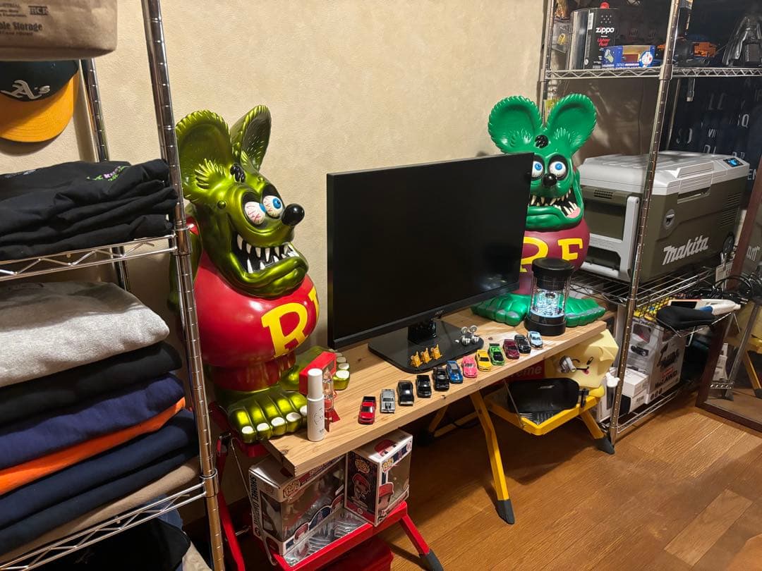 ラットフィンク ソフビ ビッグバンク メタリック／ノーマルカラー 2体セット