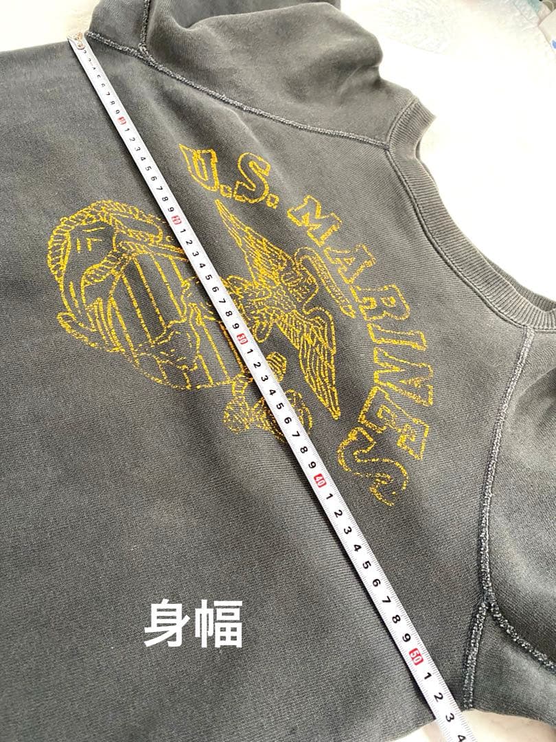 60s U.S.MARINES(アメリカ海軍)のヴィンテージスウェット S