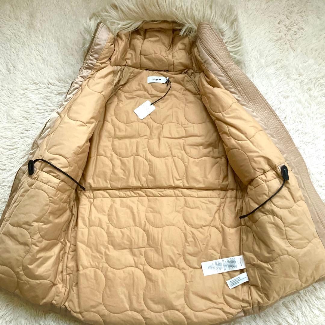 ✨はな✨コーチCOACH ダウンコート 正規品 2way ベージュ 新品
