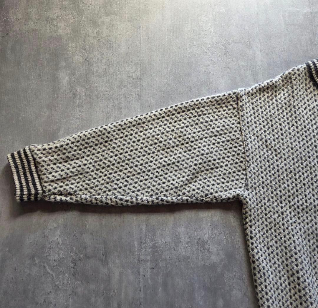 L.L.Bean バーズアイニット　80’s ノルウェー　古着