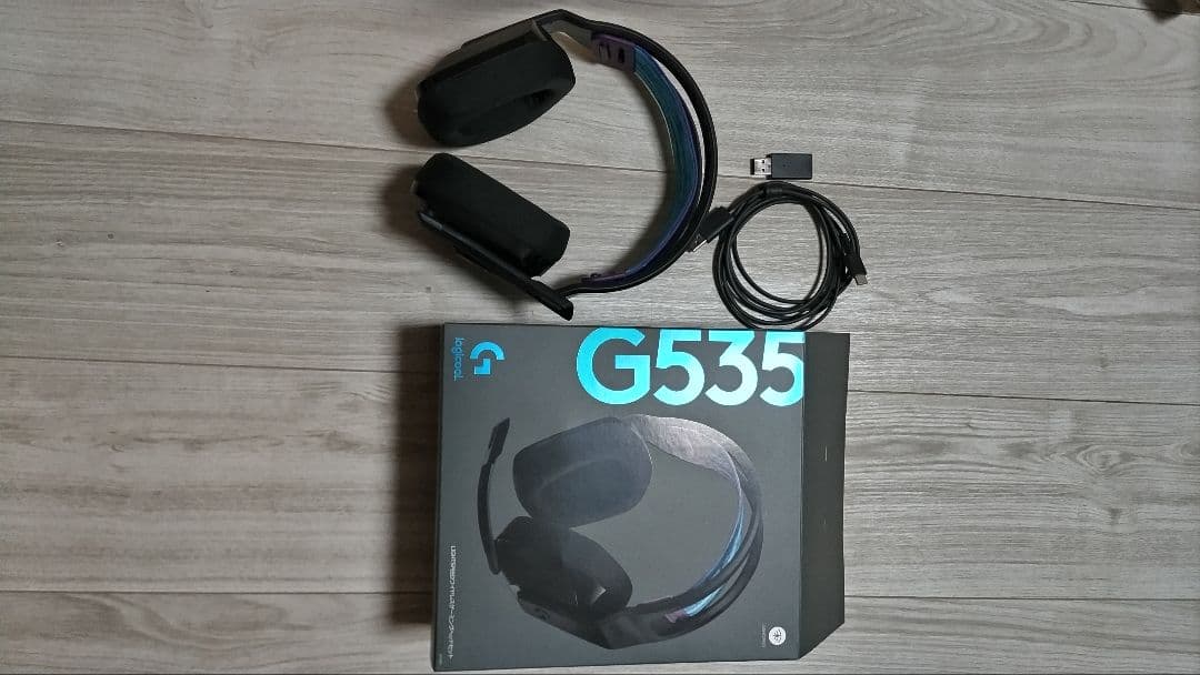 Logicool　G535 ワイヤレスゲーミングヘッドセット