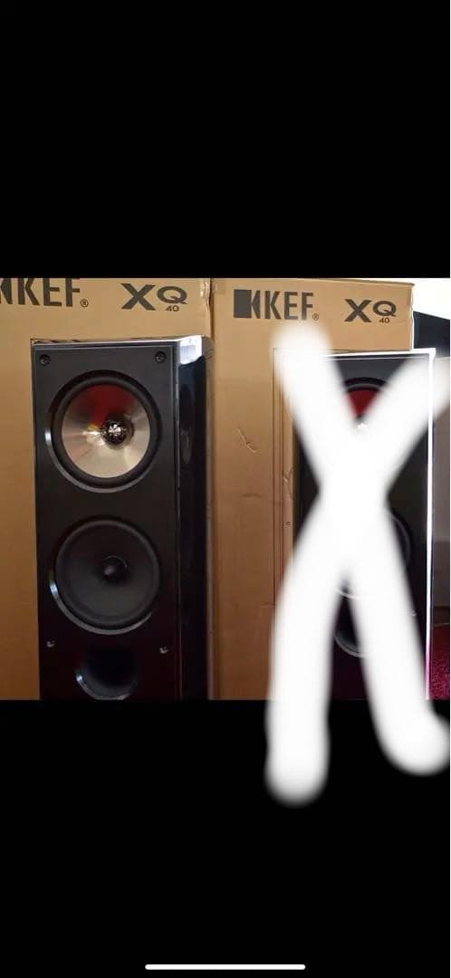 KEF XQ40 ピアノブラック　ペア