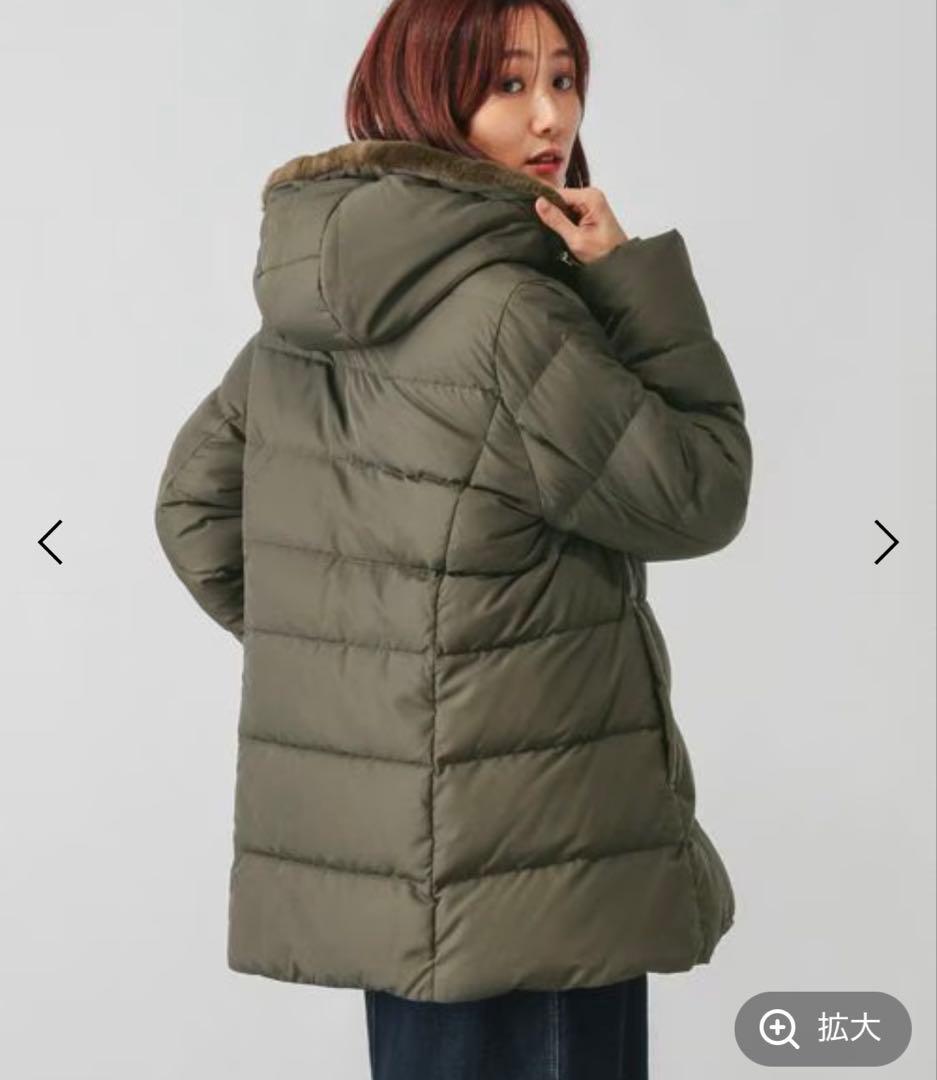 グローバル　ウツクシルエット　ダウンジャケット