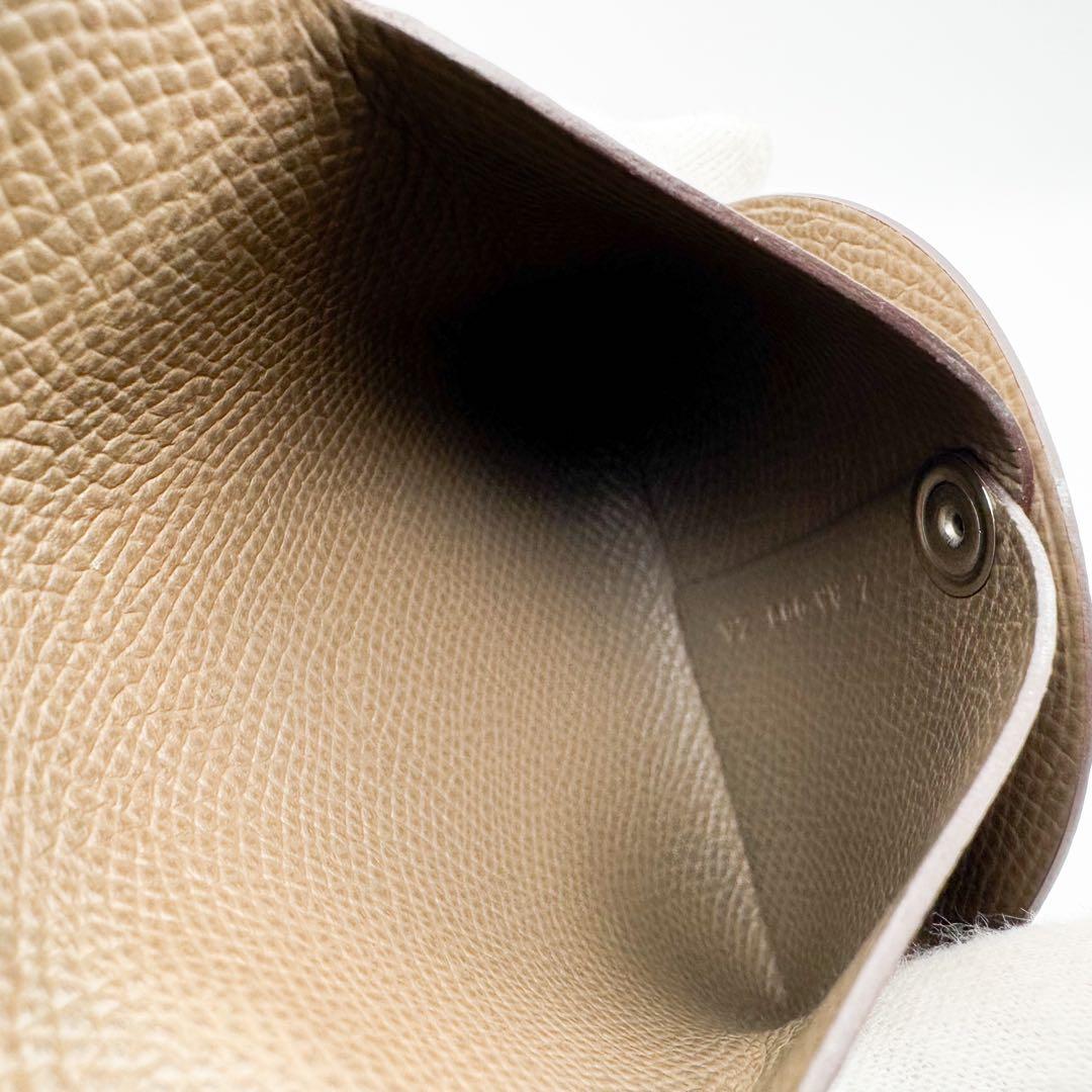 極美品 HERMES エルメス バスティア エトゥープ ケース 2021年