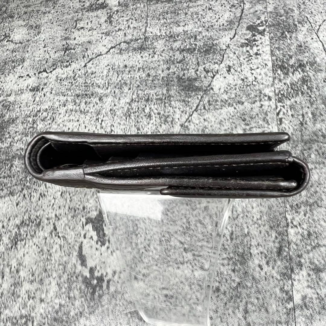 FENDI ズッカ柄 レザー×キャンバス 二つ折り財布 エフイズロゴ