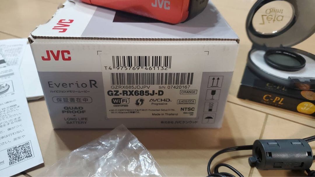 JVC GZ-RX685 ビデオカメラ オレンジ 値下げ交渉⭕️