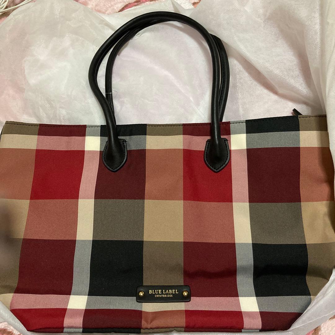 週末特価！BLUE LABEL チェック柄 マザーズバッグ