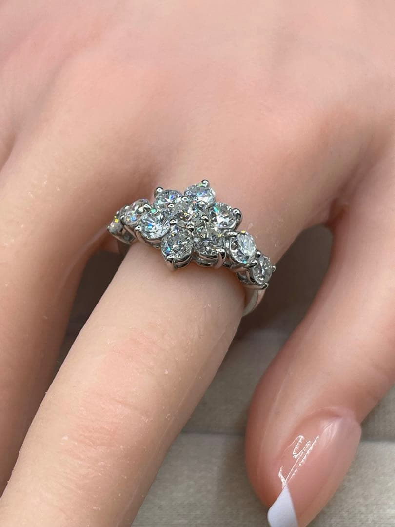 最終交渉可JA94★高級 ダイヤモンド3ct プラチナ リング