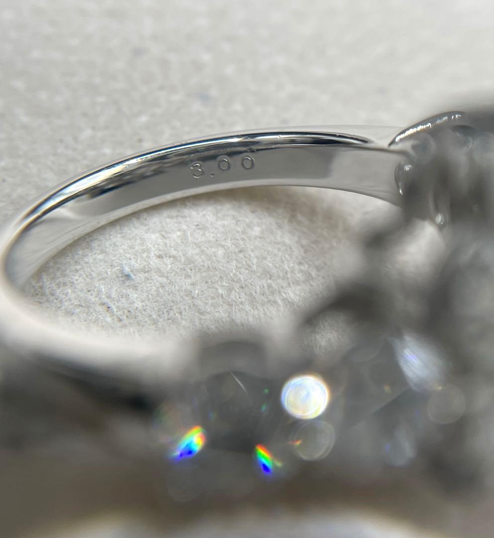 最終交渉可JA94★高級 ダイヤモンド3ct プラチナ リング