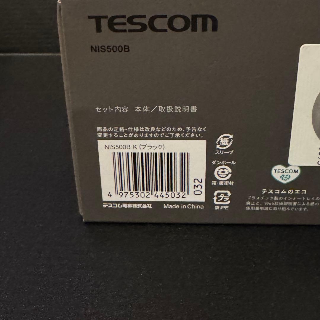 【新品】TESCOM Nobby ストレートアイロン NIS500B ブラック