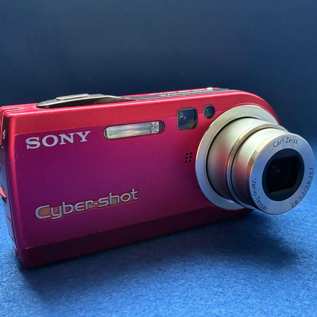 【美品】SONY Cyber-shot DSC-P100赤【箱付き／完動品】