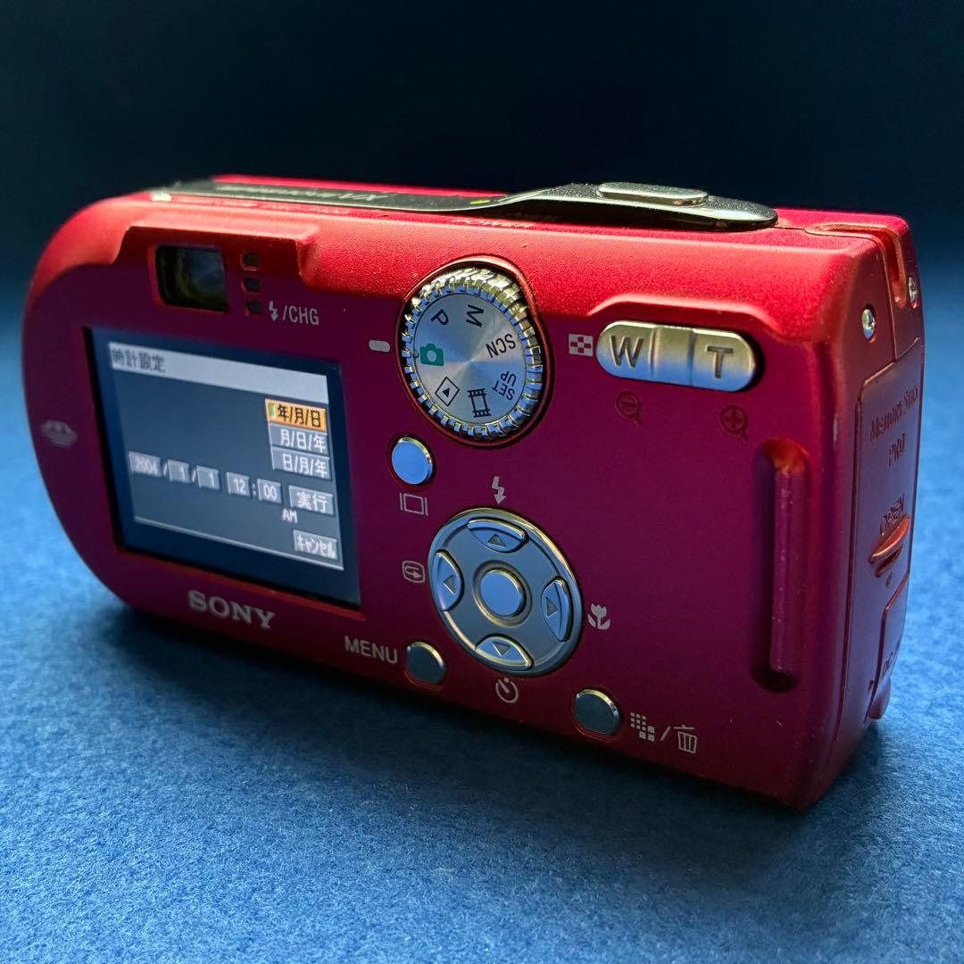 【美品】SONY Cyber-shot DSC-P100赤【箱付き／完動品】
