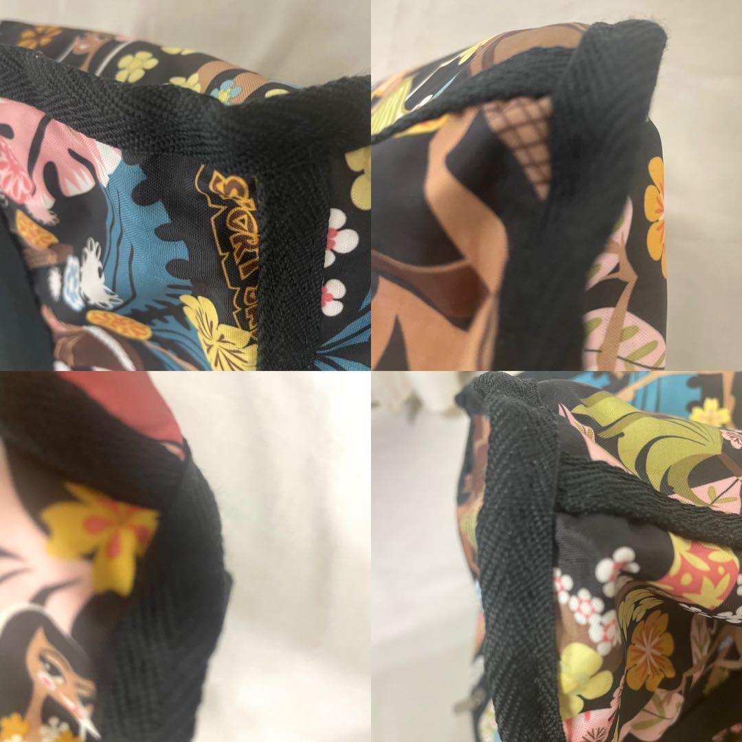 ハワイ限定　レスポートサック　 ボストン　ワヒネフラ柄 旅行用バッグ　ポーチ