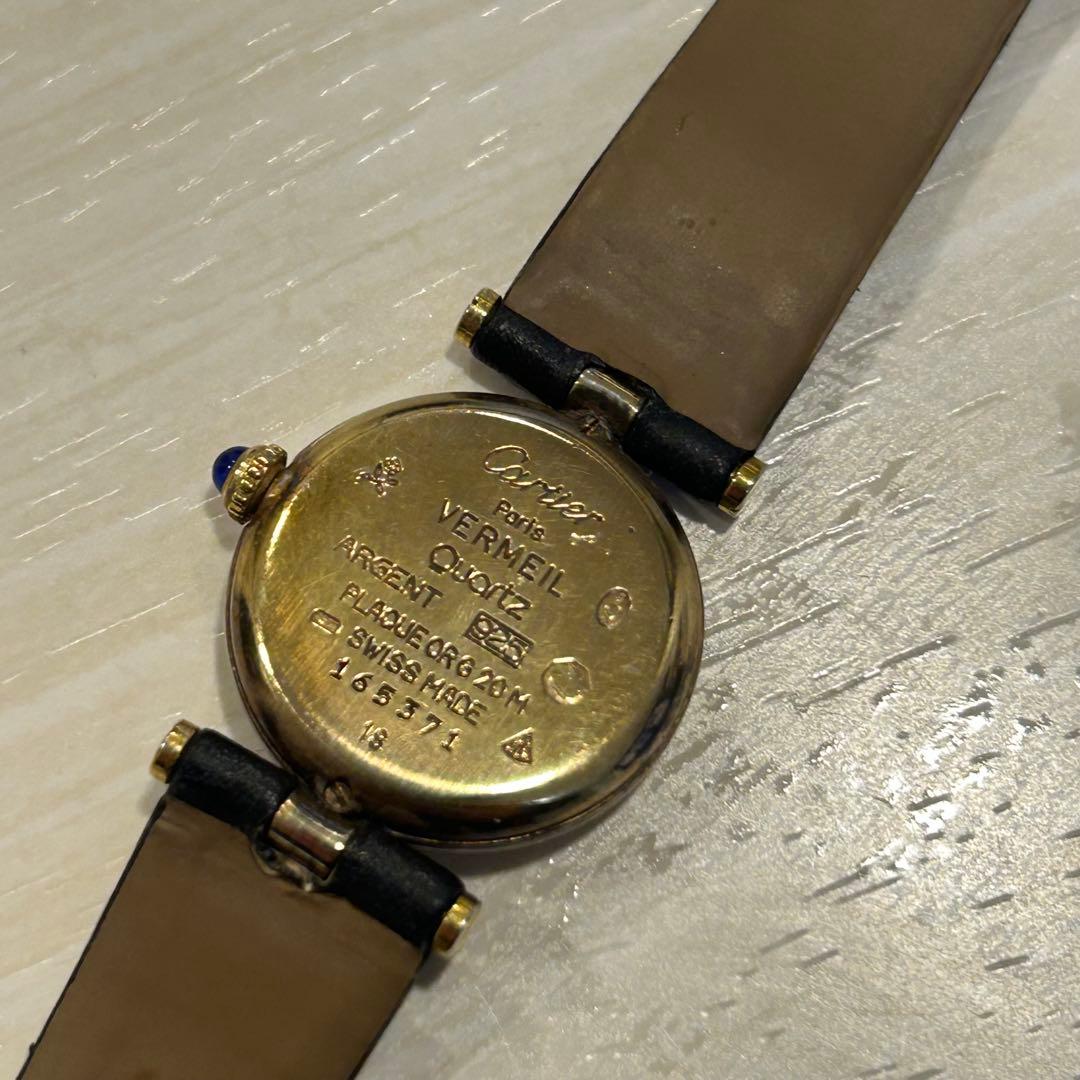 カルティエ マストヴァンドーム　腕時計　レディース　ブラック　cartier