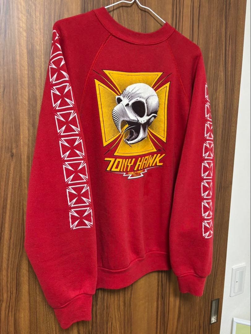 レア☆ パウエルペラルタ　トニーホーク 80　袖プリ　ゴールデンサイズXL