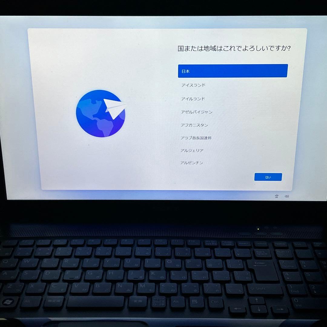 VAIO Corei5 ノートパソコン カメラ付PC