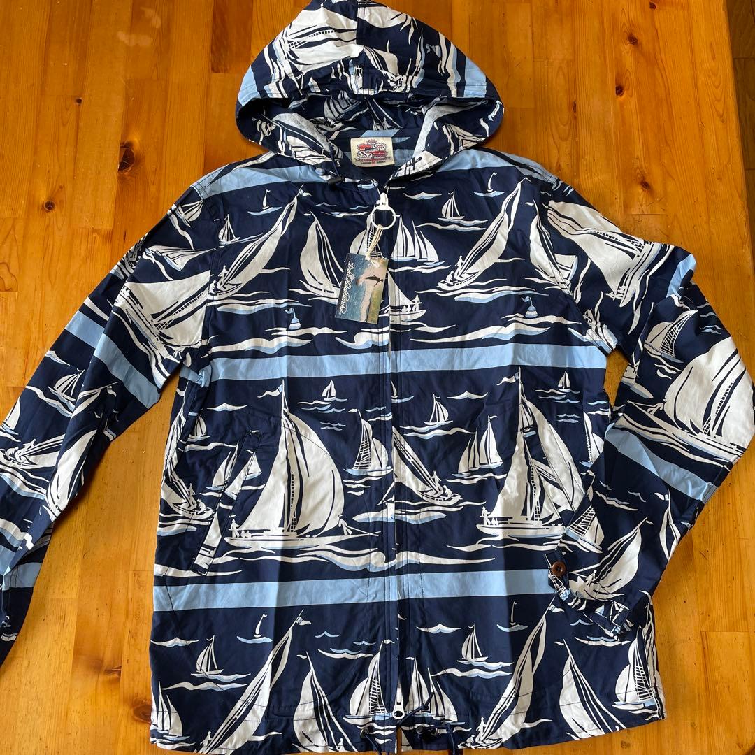 サンサーフ　デュークカハナモク　コットンジップアップパーカー　Mサイズ　送料込み