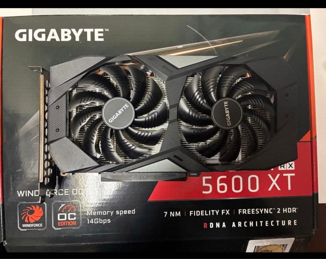 グラフィックボード・グラボ・ビデオカード GIGABYTE Radeon RX 5600 XT