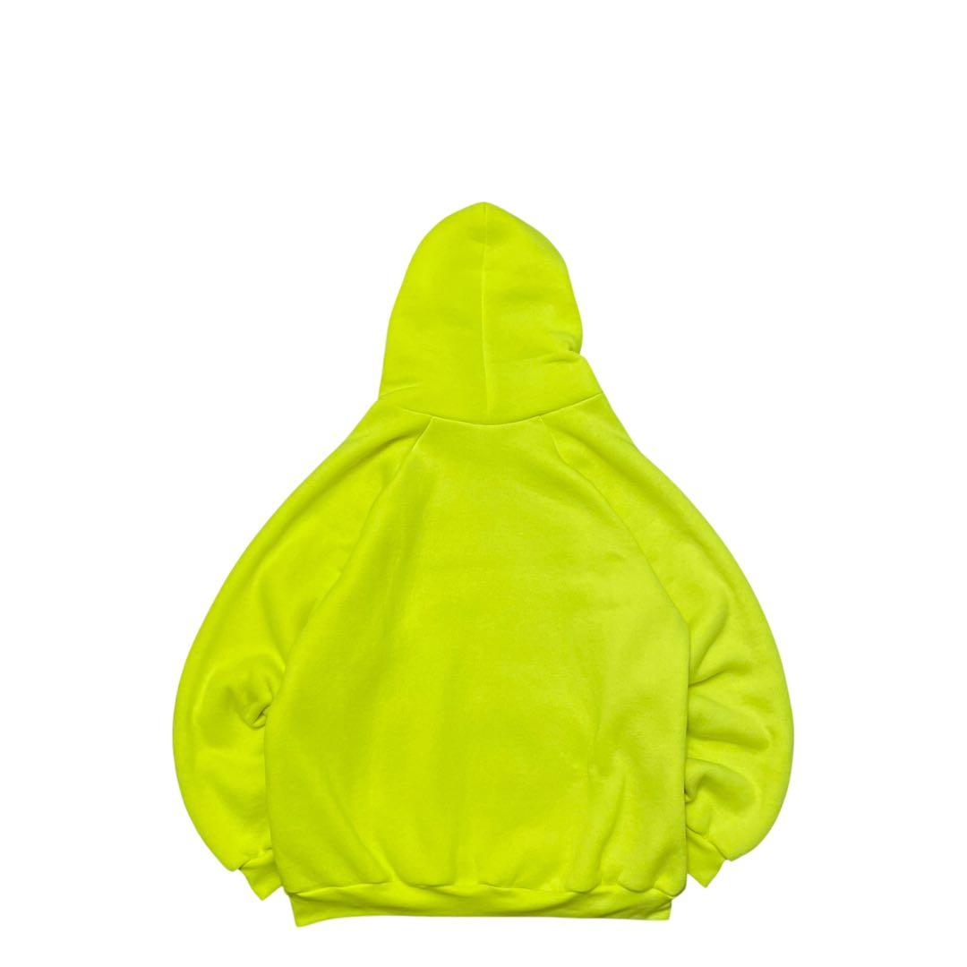 【美品】CAMBER キャンバー USA製 裏サーマル スウェットパーカー 蛍光