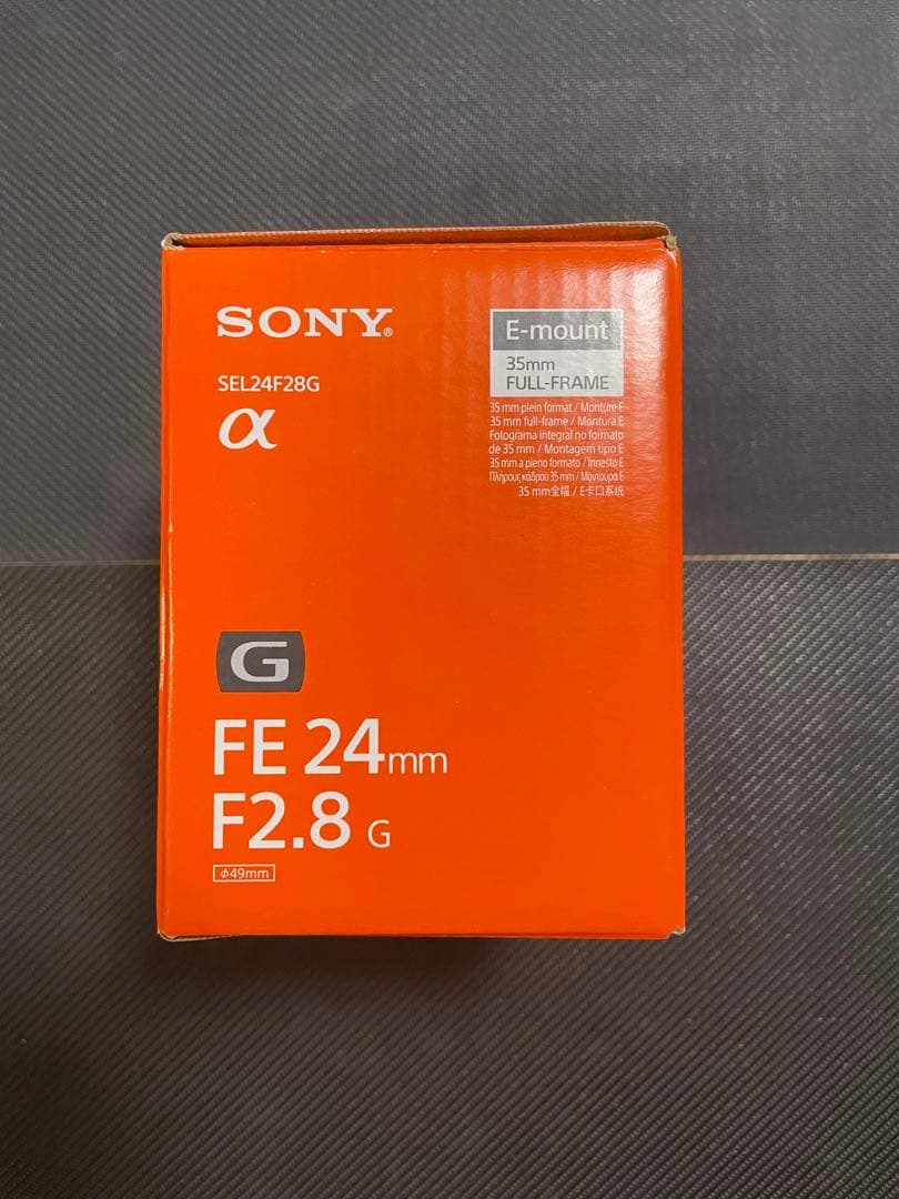 【美品/箱付/送料込】Sony FE 24mm F2.8 G／SEL24F28G