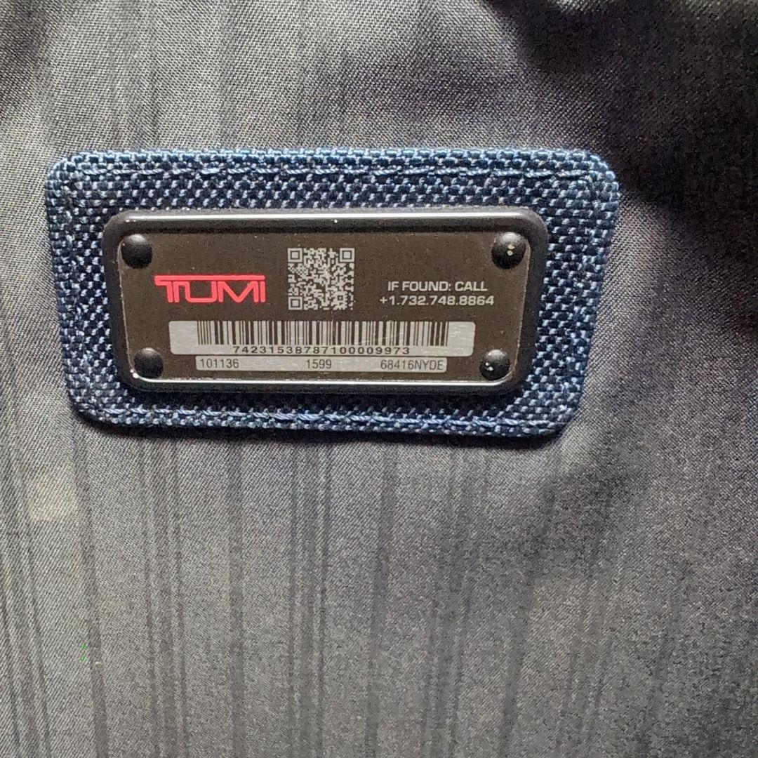 美品　トゥミ　トートバッグ　ジャーヴィス ビジネスバッグ　ネイビー　レザー